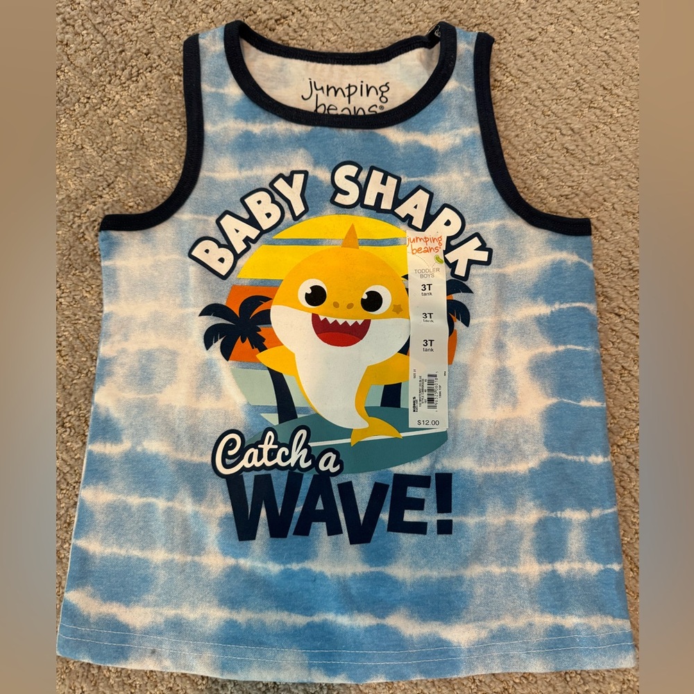 Baby shark tank top NWT